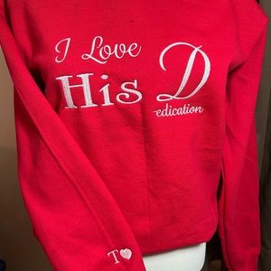 COPY - I love couple shirts. I love his D, I love her P, Embroidered for any oc…
